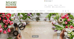 Desktop Screenshot of miamiflowermarket.com